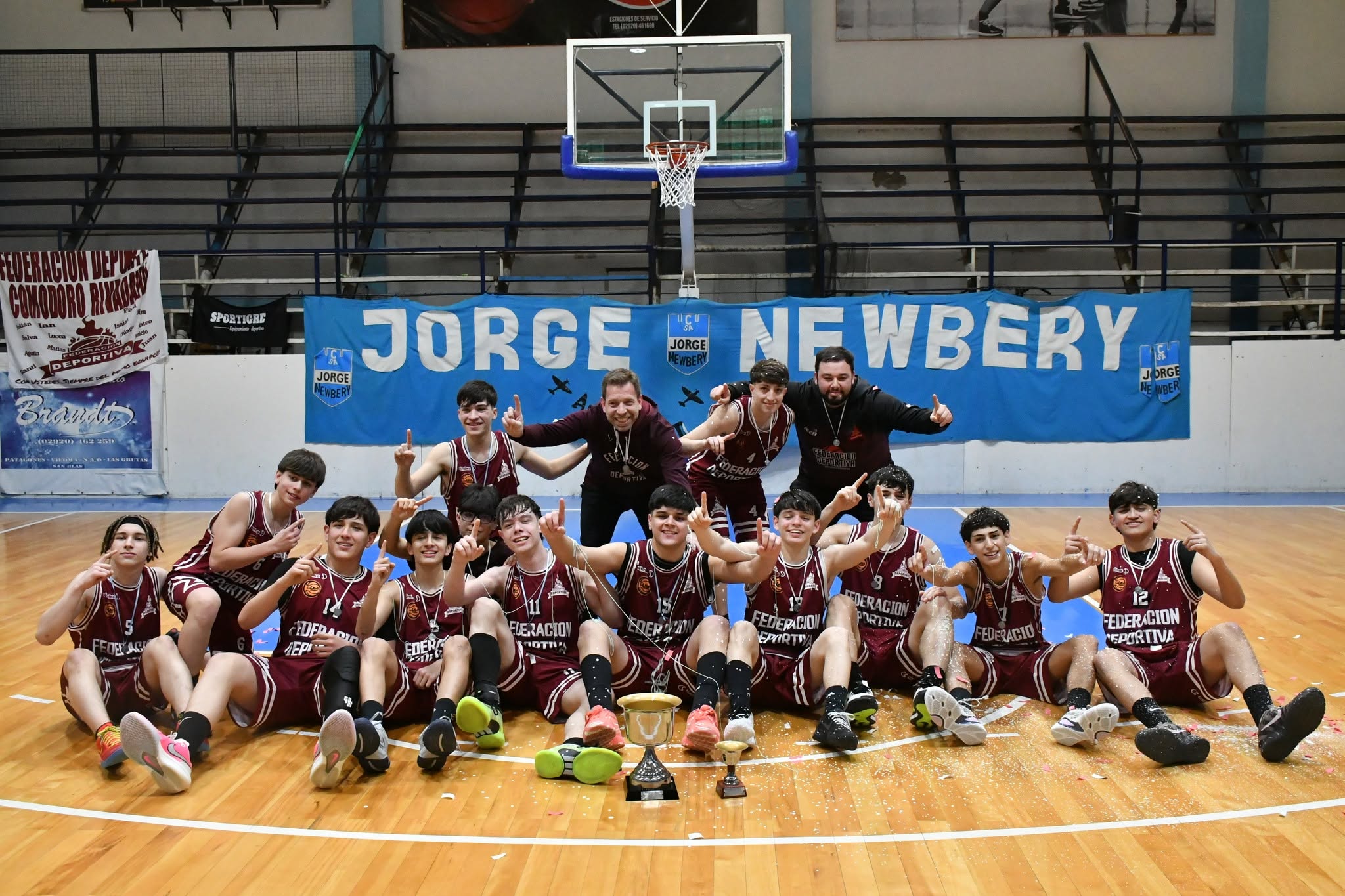 Federación Deportiva se consagró campeón de la Copa Centenario de básquet U15